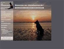 Tablet Screenshot of chiensheureux.be